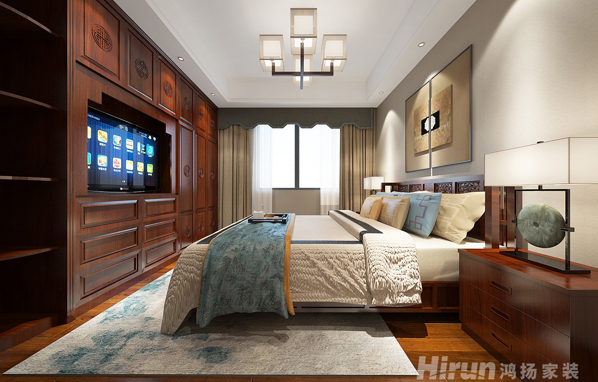 盤龍世紀城500㎡東方古雅別墅 裝修案例效果圖-8