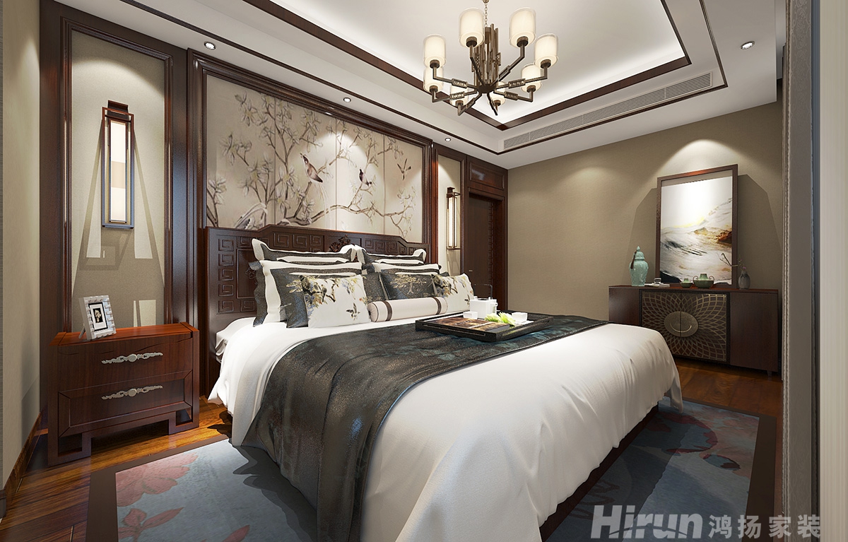 盤龍世紀城500㎡東方古雅別墅 裝修案例效果圖-11