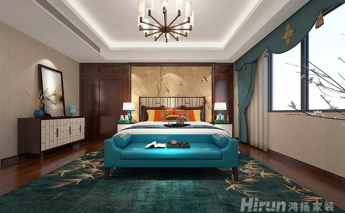 盤龍世紀城500㎡東方古雅別墅 裝修案例效果圖-13