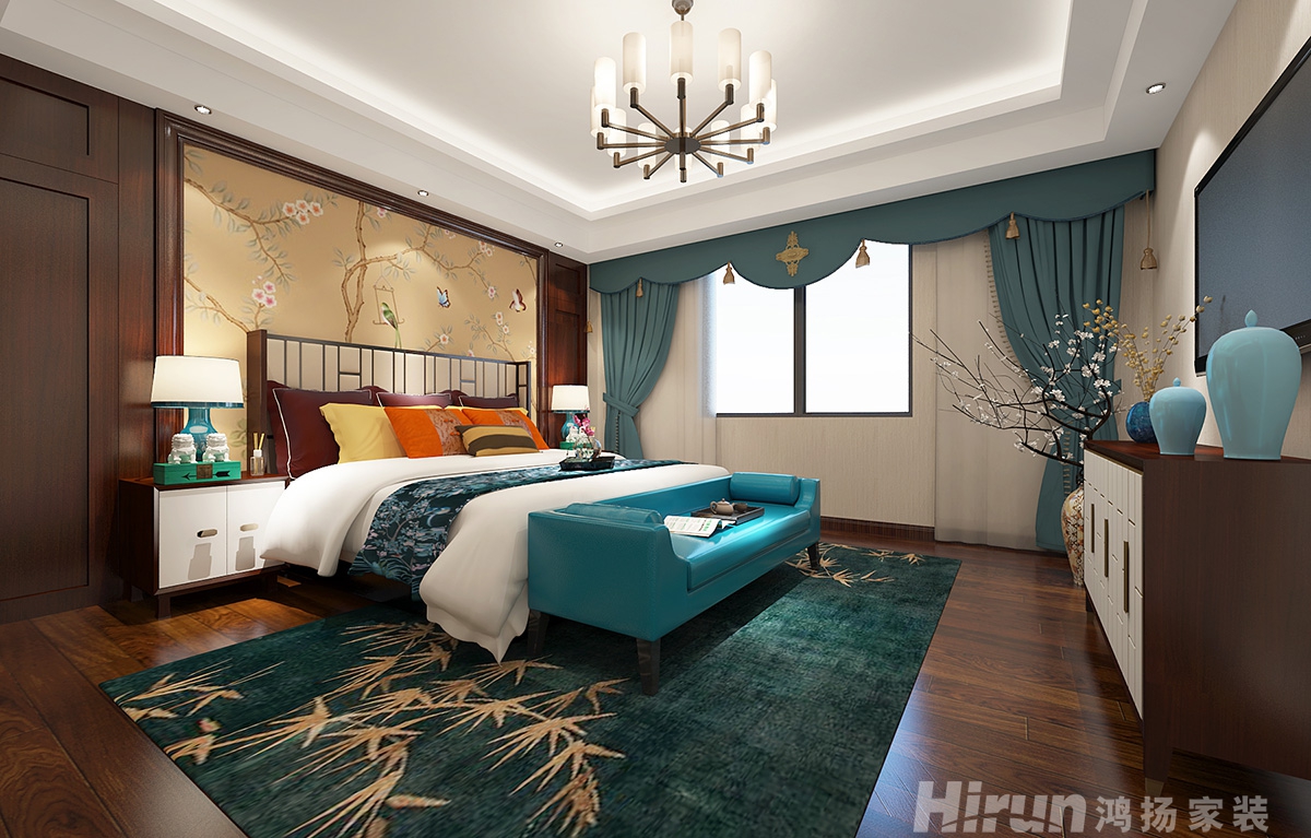 盤龍世紀城500㎡東方古雅別墅 裝修案例效果圖-12