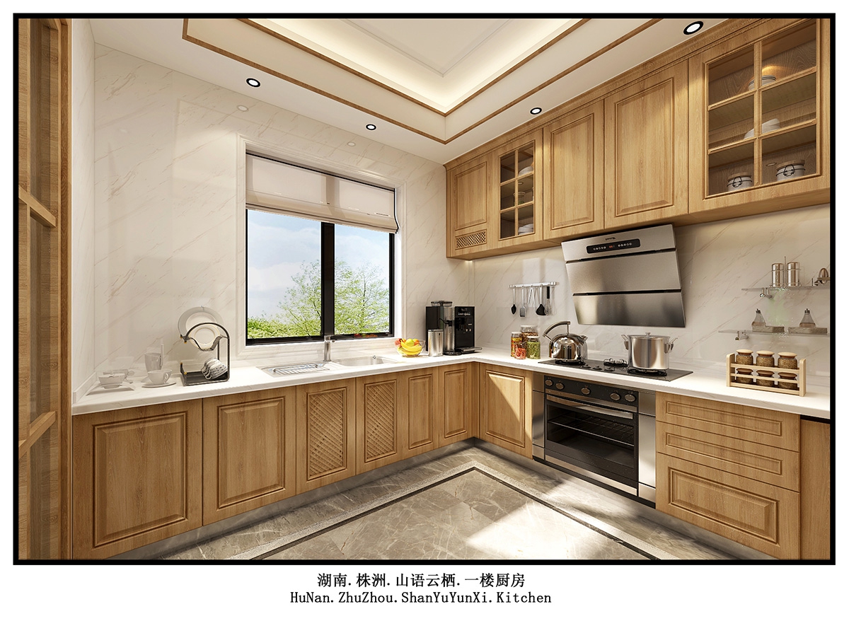 聯誼山語云棲400㎡復合寫意別墅 裝修案例效果圖-7