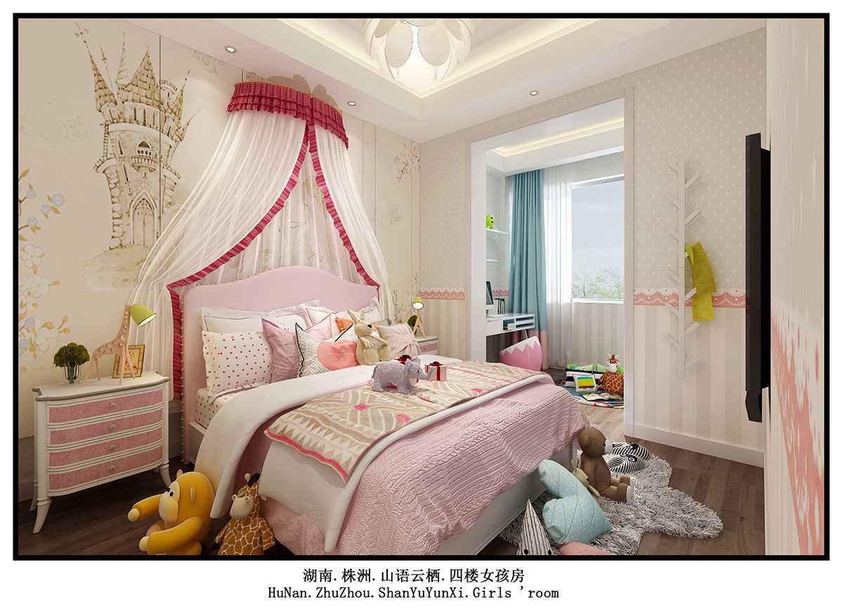 聯誼山語云棲400㎡復合寫意別墅 裝修案例效果圖-16