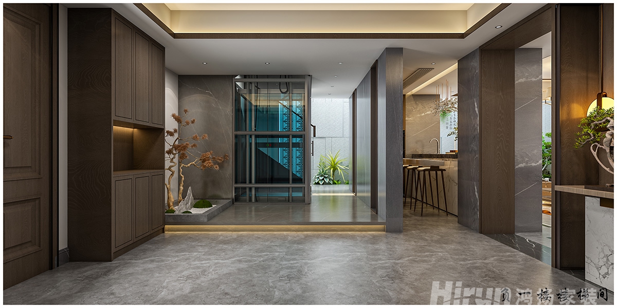 萬豐上院湖韻380㎡意境東方別墅 裝修案例效果圖-4