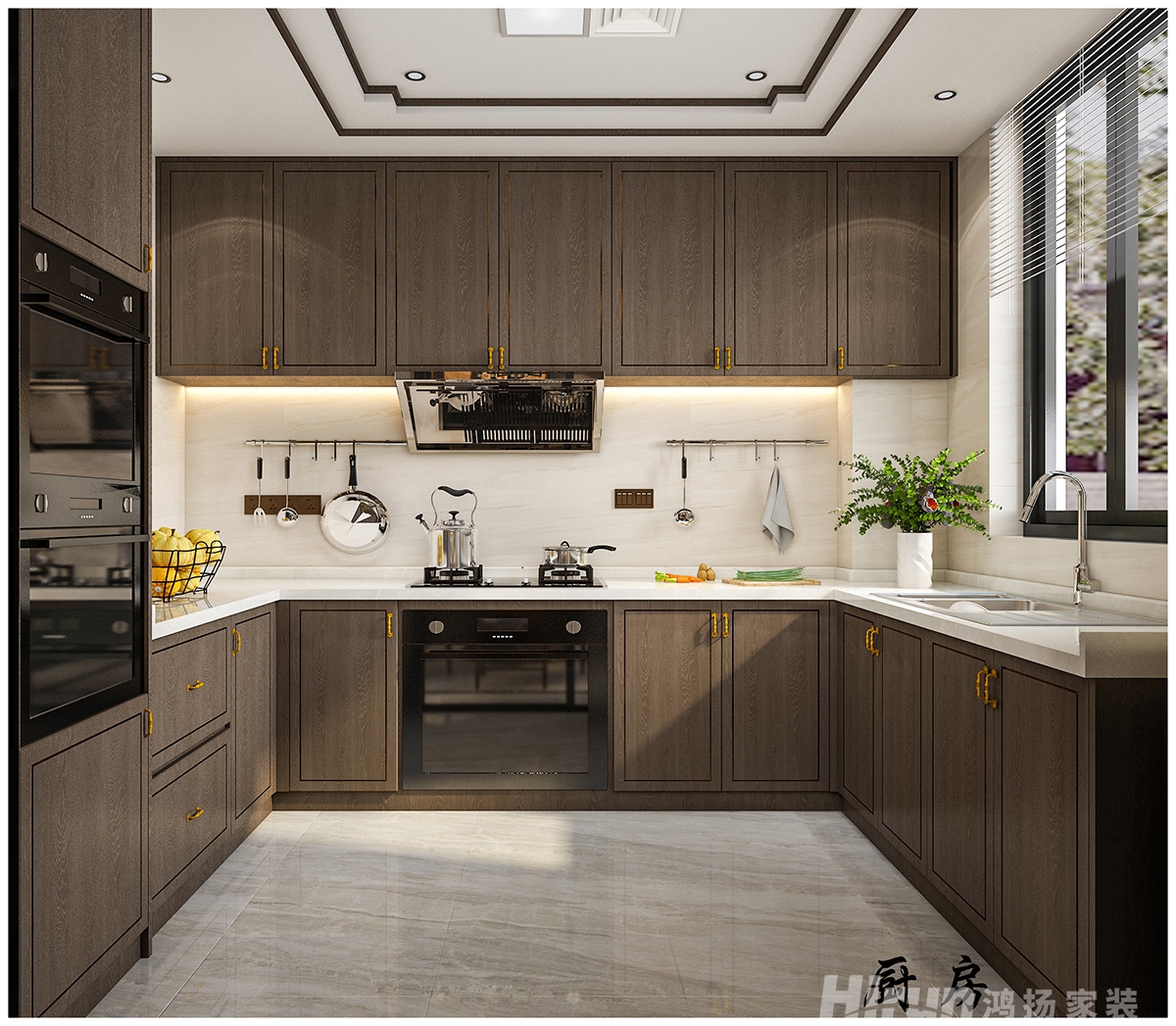 萬豐上院湖韻380㎡意境東方別墅 裝修案例效果圖-13