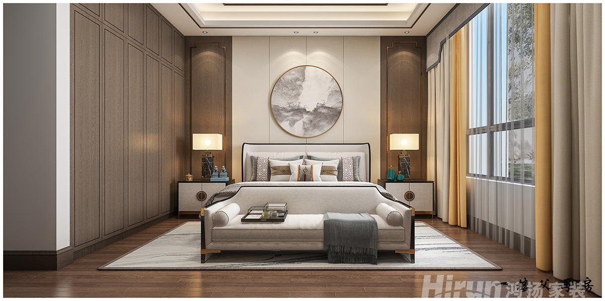 萬豐上院湖韻380㎡意境東方別墅 裝修案例效果圖-14