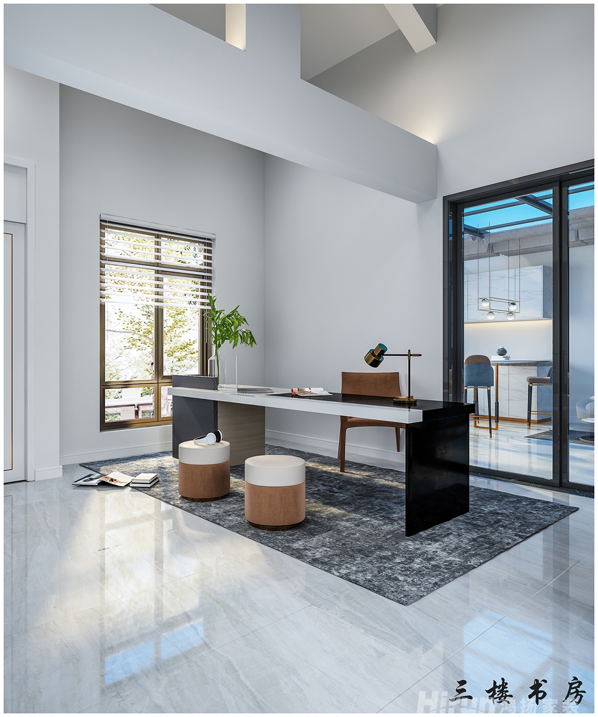 萬豐上院湖韻380㎡意境東方別墅 裝修案例效果圖-28