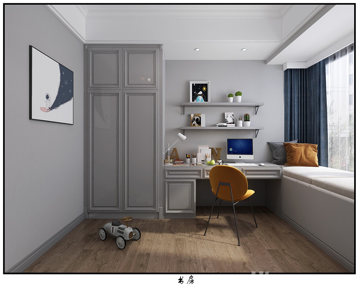 江灣名府220㎡新裝飾主義大平層 裝修案例效果圖-14