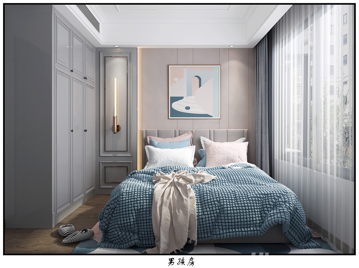 江灣名府220㎡新裝飾主義大平層 裝修案例效果圖-13