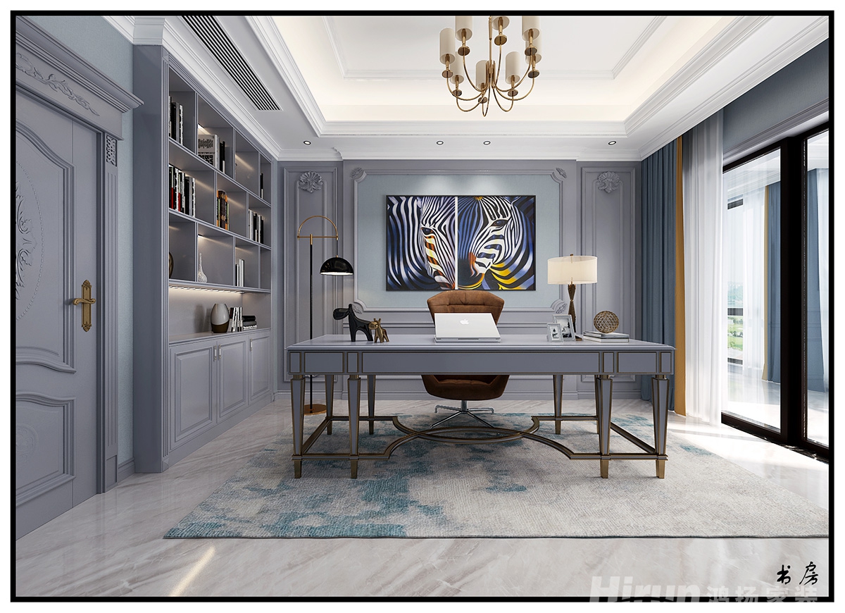 萬豐上院湖韻450㎡新裝飾主義別墅 裝修案例效果圖-12