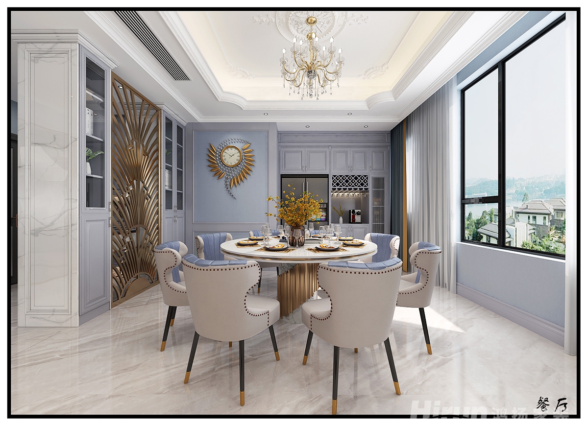 萬豐上院湖韻450㎡新裝飾主義別墅 裝修案例效果圖-4