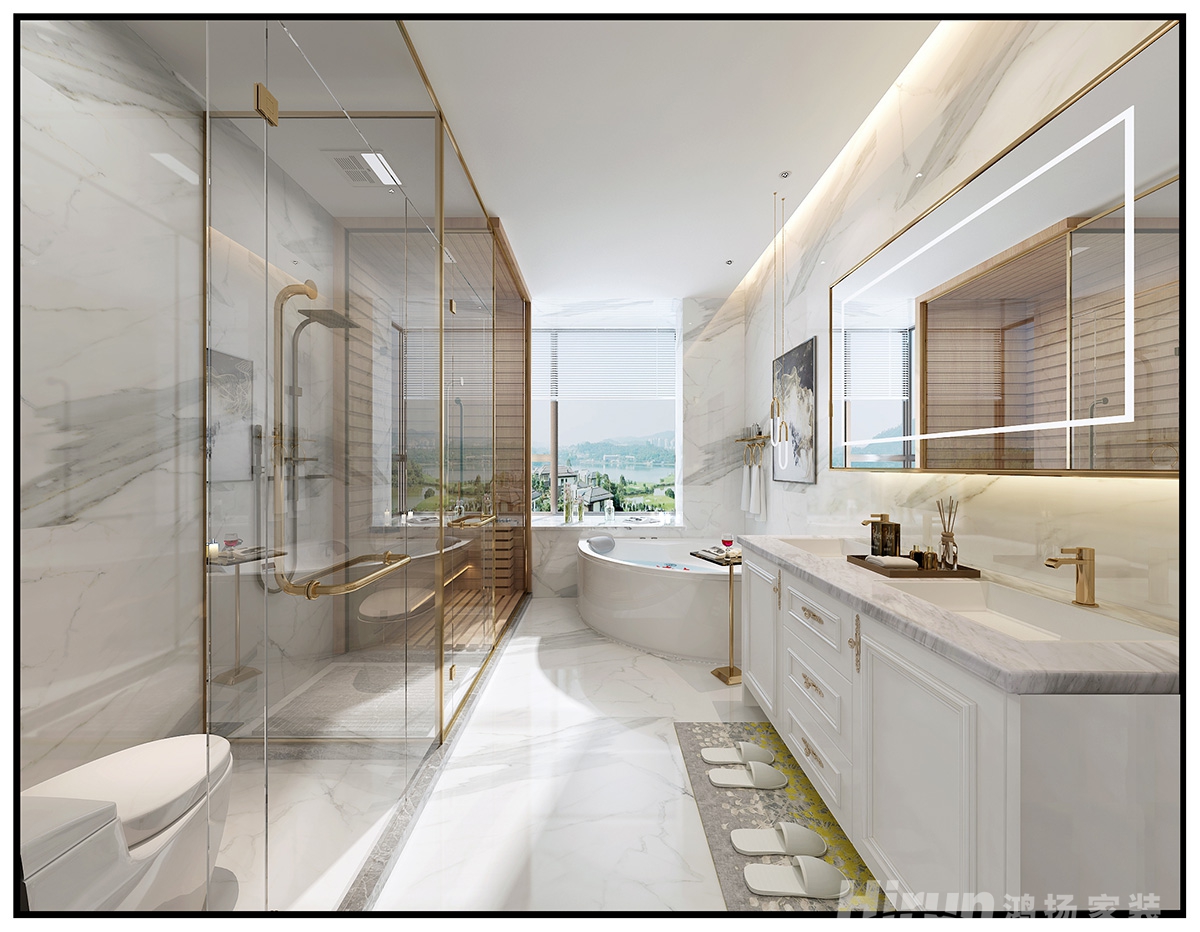 萬豐上院湖韻450㎡新裝飾主義別墅 裝修案例效果圖-24