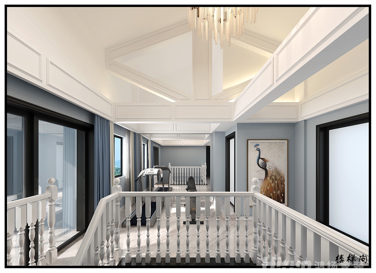 萬豐上院湖韻450㎡新裝飾主義別墅 裝修案例效果圖-19