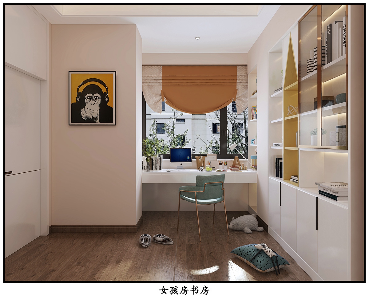 奧園廣場(chǎng)450㎡雅致現(xiàn)代別墅 裝修案例效果圖-15