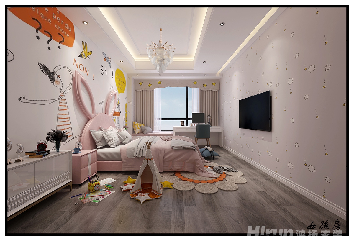 奧園神農(nóng)養(yǎng)生城180㎡雅致現(xiàn)代大平層 裝修案例效果圖-10