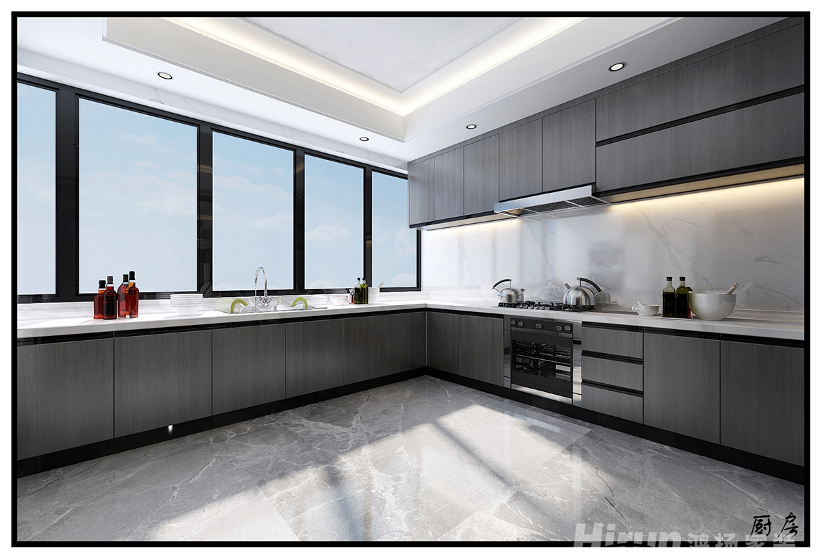 奧園神農(nóng)養(yǎng)生城180㎡雅致現(xiàn)代大平層 裝修案例效果圖-15