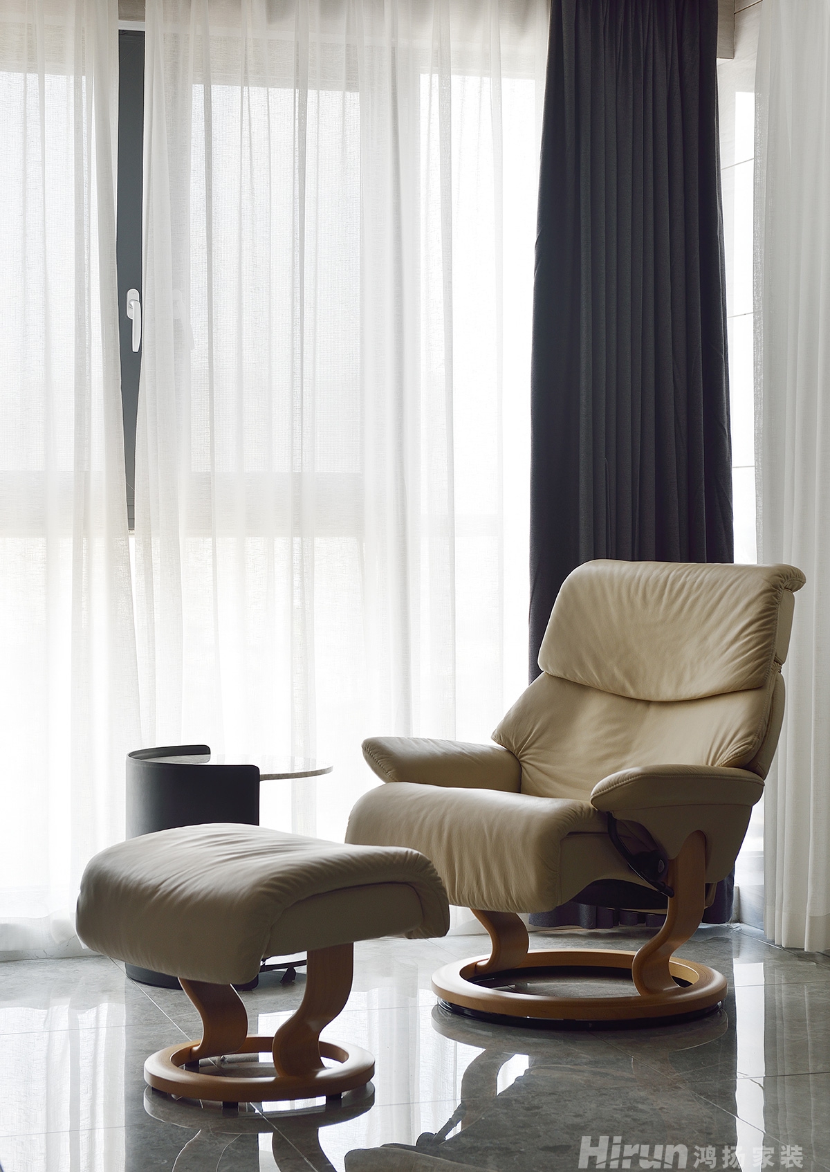 東部美的城200㎡雅致現代四居室 裝修案例實景圖-23