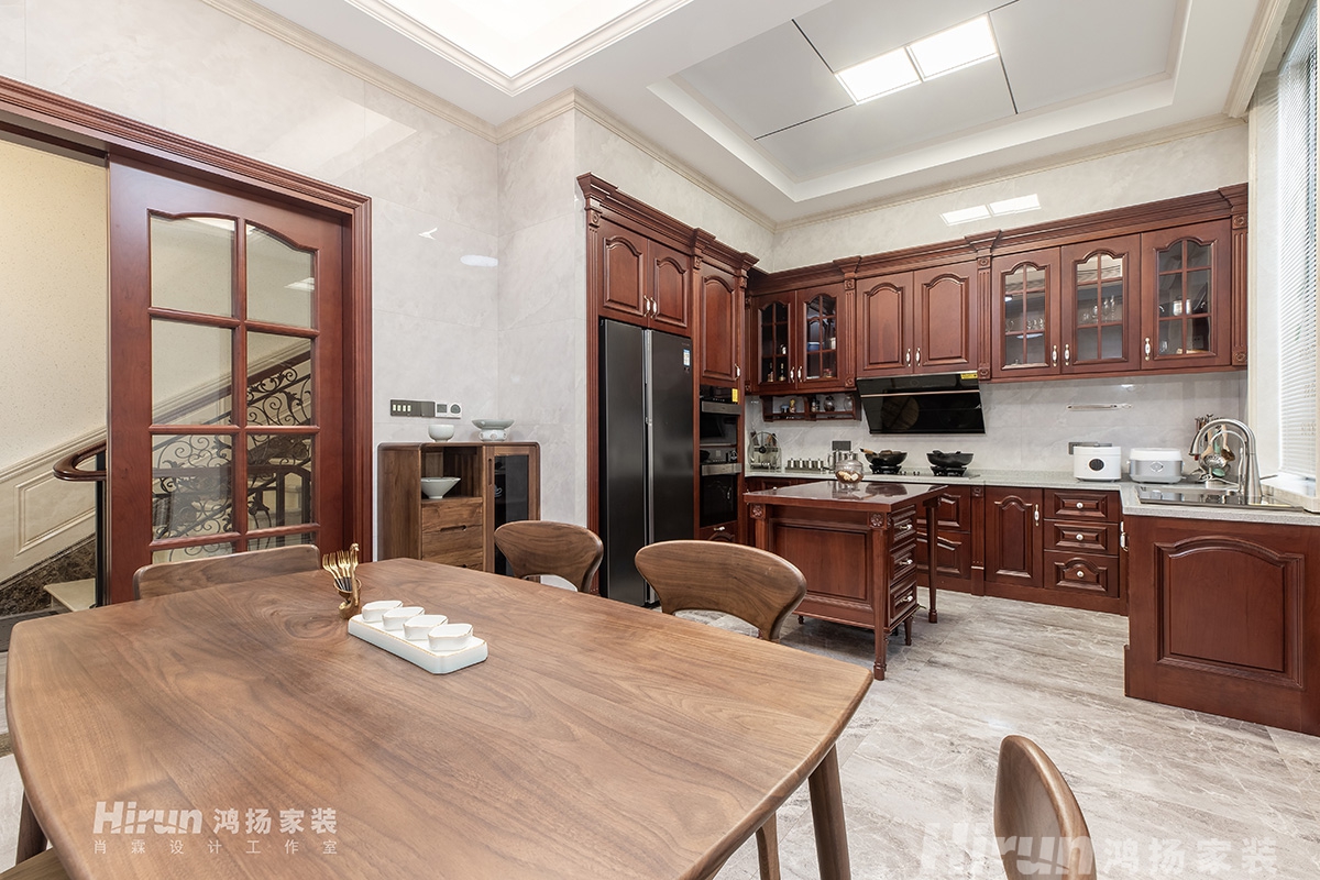 建宸壹號公館400㎡輕歐簡美別墅 裝修案例實景圖-13