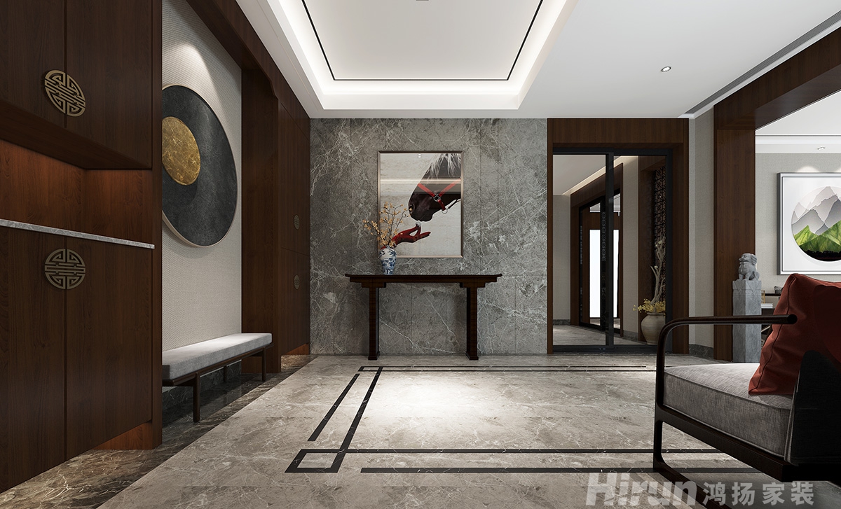 攸縣自建別墅450㎡復(fù)合寫意別墅 裝修案例效果圖-5