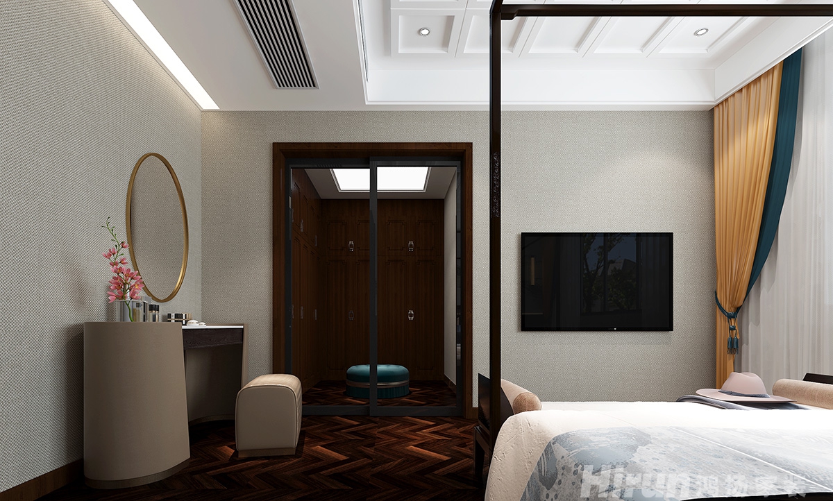 攸縣自建別墅450㎡復(fù)合寫意別墅 裝修案例效果圖-3