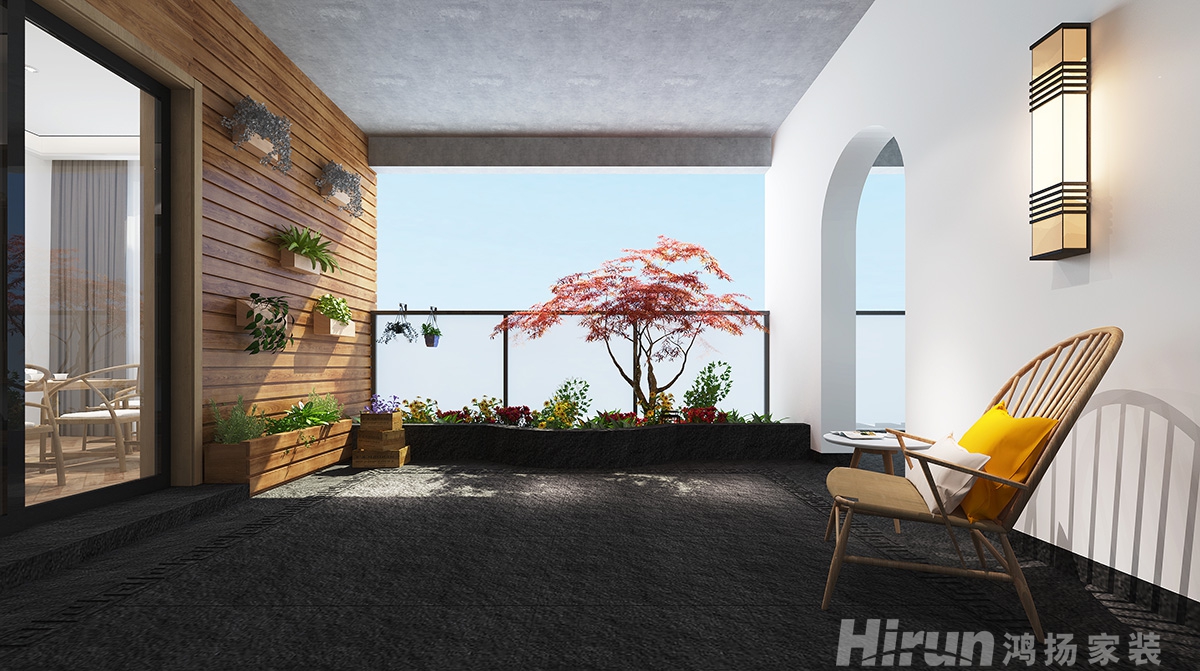 攸縣自建別墅450㎡復(fù)合寫意別墅 裝修案例效果圖-1