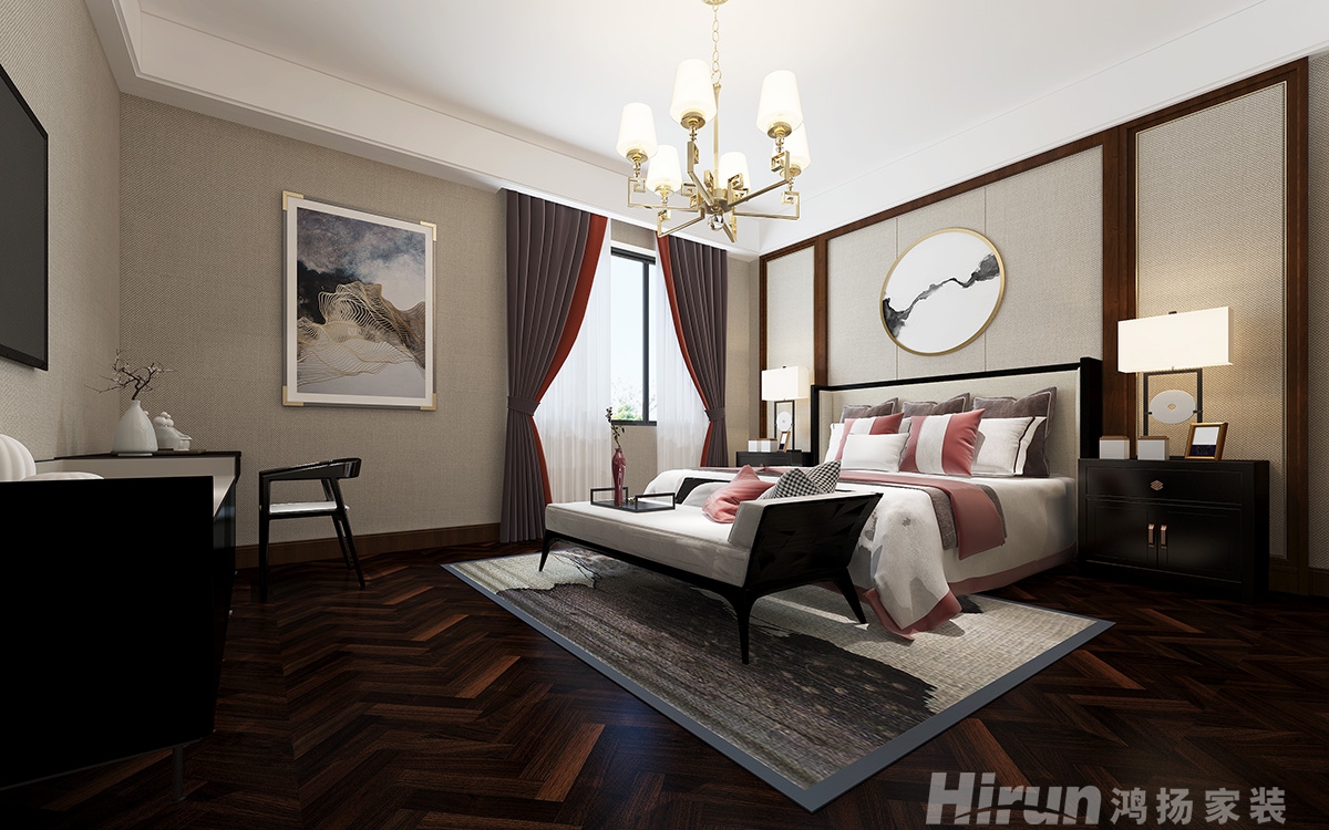 攸縣自建別墅450㎡復(fù)合寫意別墅 裝修案例效果圖-2