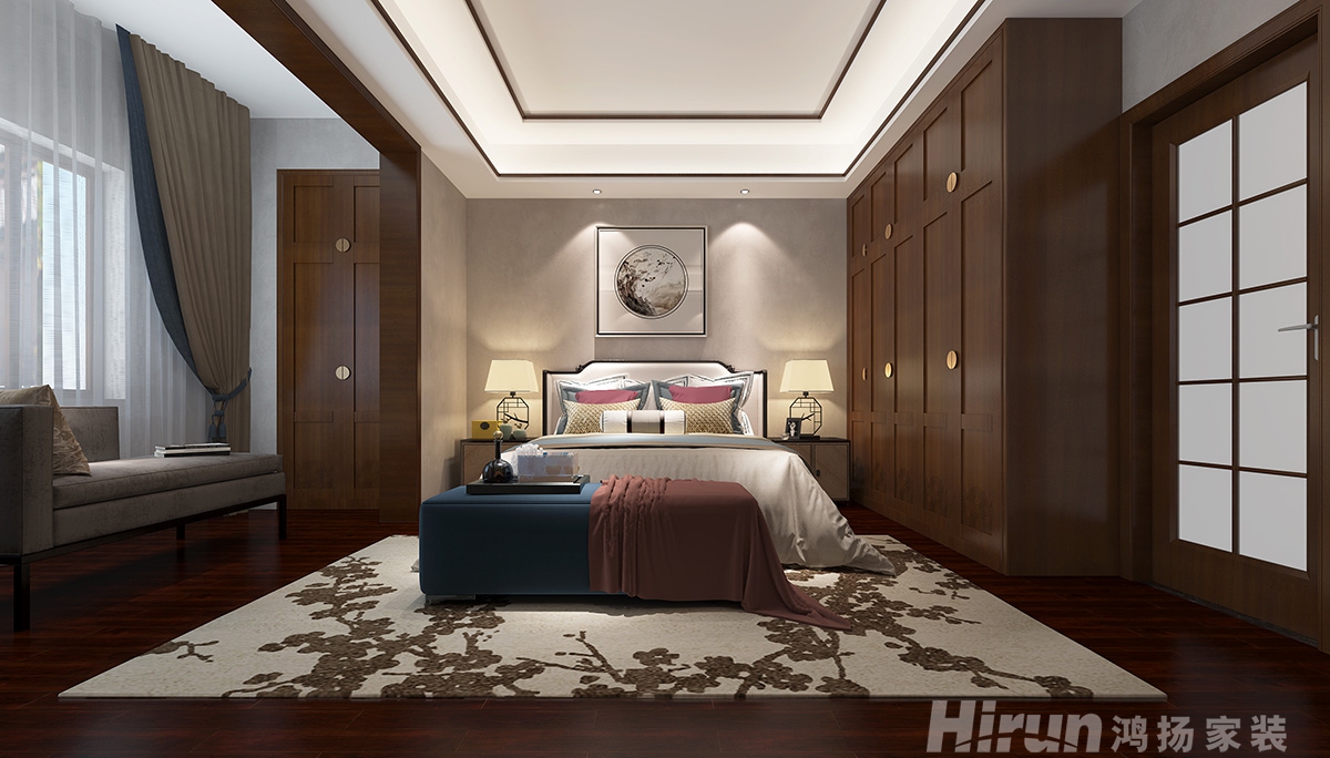 珠江花園400㎡復(fù)合寫意別墅 裝修案例效果圖-1