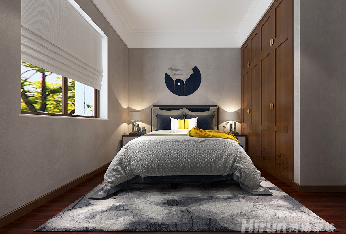 珠江花園400㎡復(fù)合寫意別墅 裝修案例效果圖-8