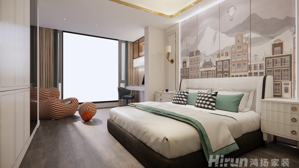 翡翠公園400㎡新裝飾主義別墅 裝修案例效果圖-10