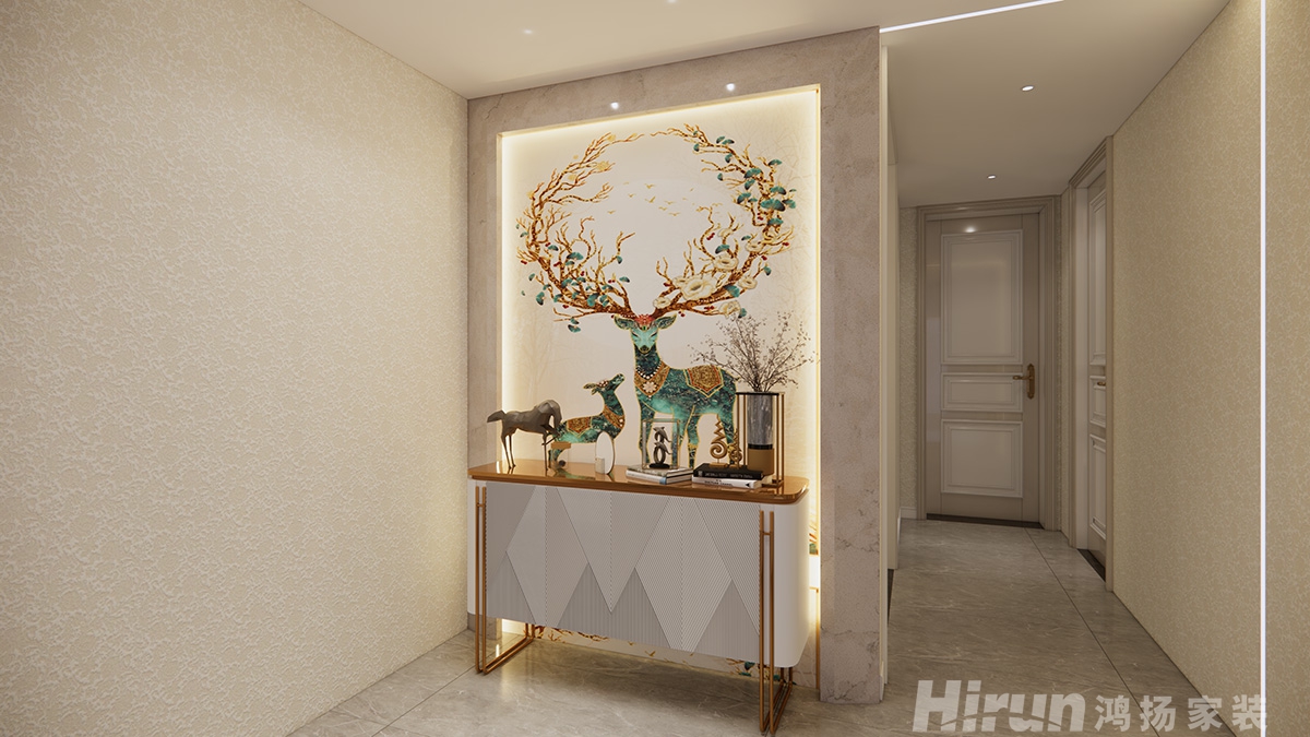 翡翠公園400㎡新裝飾主義別墅 裝修案例效果圖-6