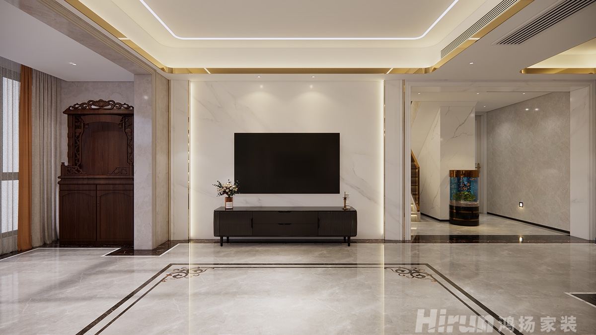 翡翠公園400㎡新裝飾主義別墅 裝修案例效果圖-13