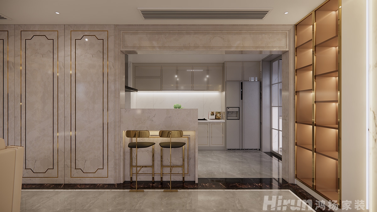 翡翠公園400㎡新裝飾主義別墅 裝修案例效果圖-9