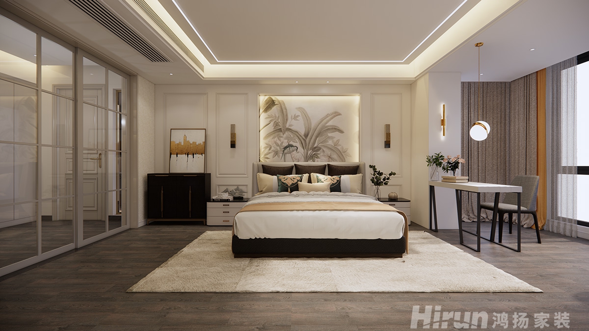 翡翠公園400㎡新裝飾主義別墅 裝修案例效果圖-3