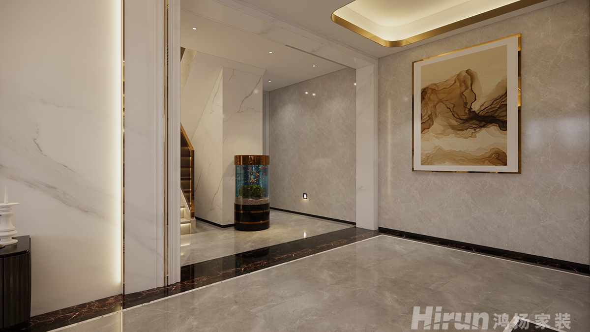 翡翠公園400㎡新裝飾主義別墅 裝修案例效果圖-16