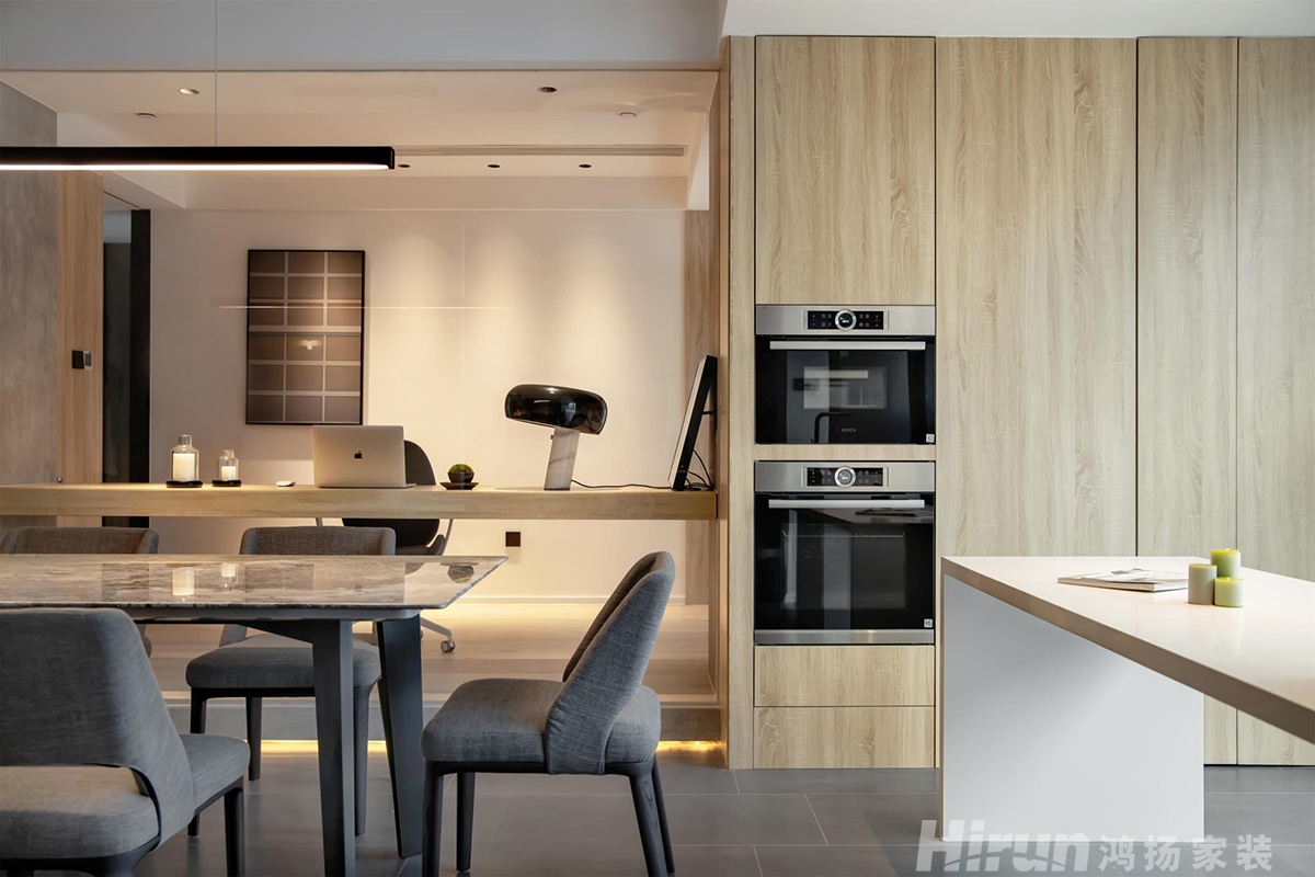 湘銀小區130㎡北歐之光三居室 裝修案例實景圖-2