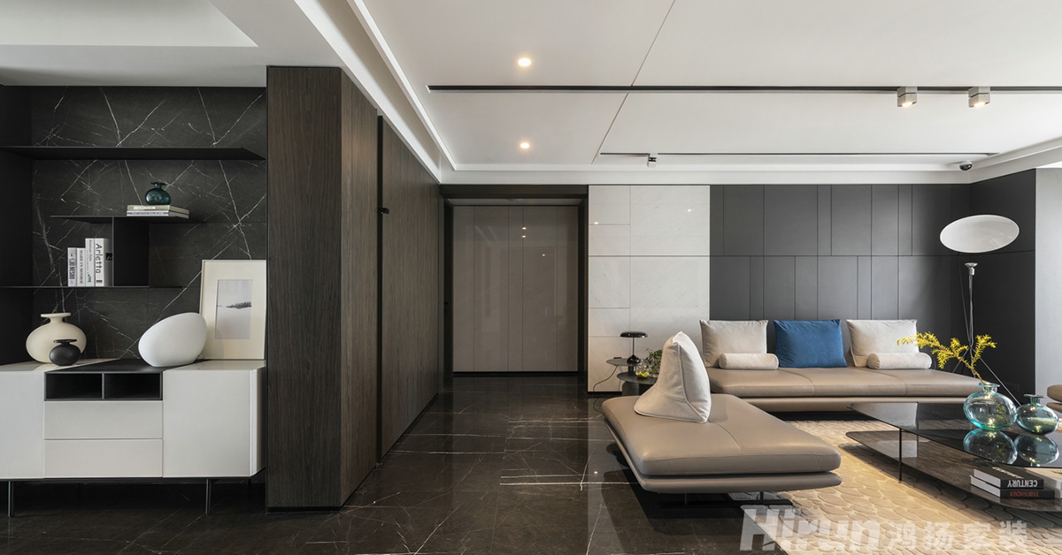 中建江灣壹號140㎡雅致現(xiàn)代四居室 裝修案例實景圖-2