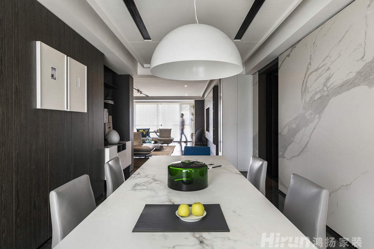 中建江灣壹號140㎡雅致現(xiàn)代四居室 裝修案例實景圖-4