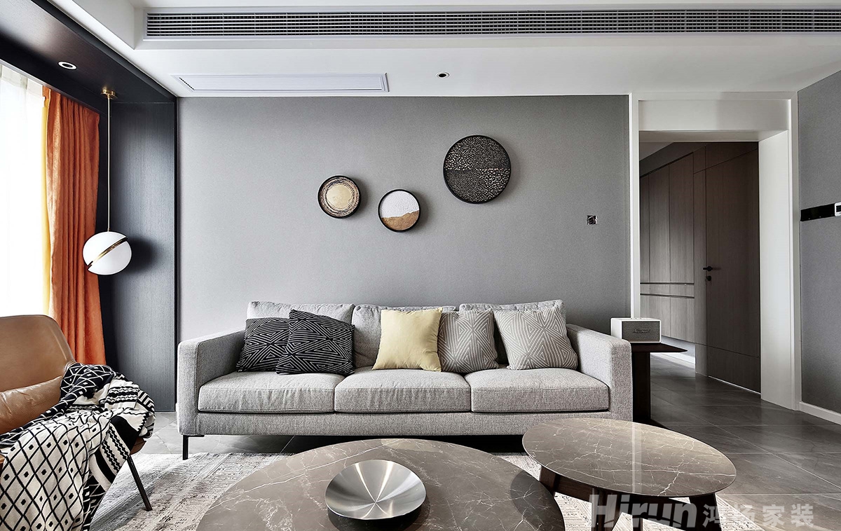 中建江灣壹號140㎡雅致現代四居室 裝修案例實景圖-1