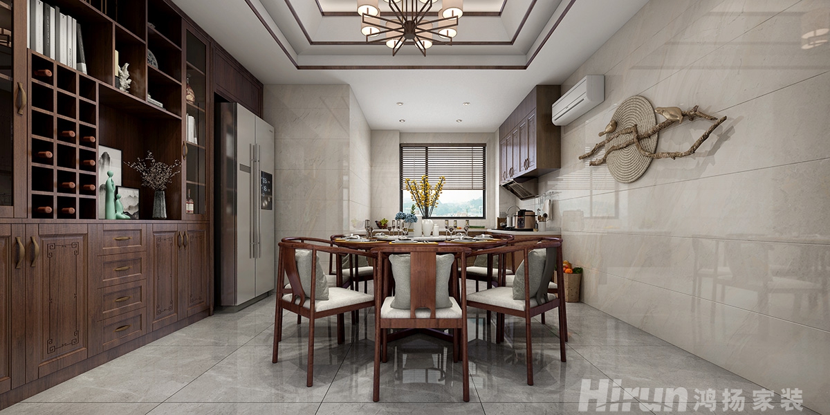 自建別墅400㎡復(fù)合寫意別墅 裝修案例效果圖-1