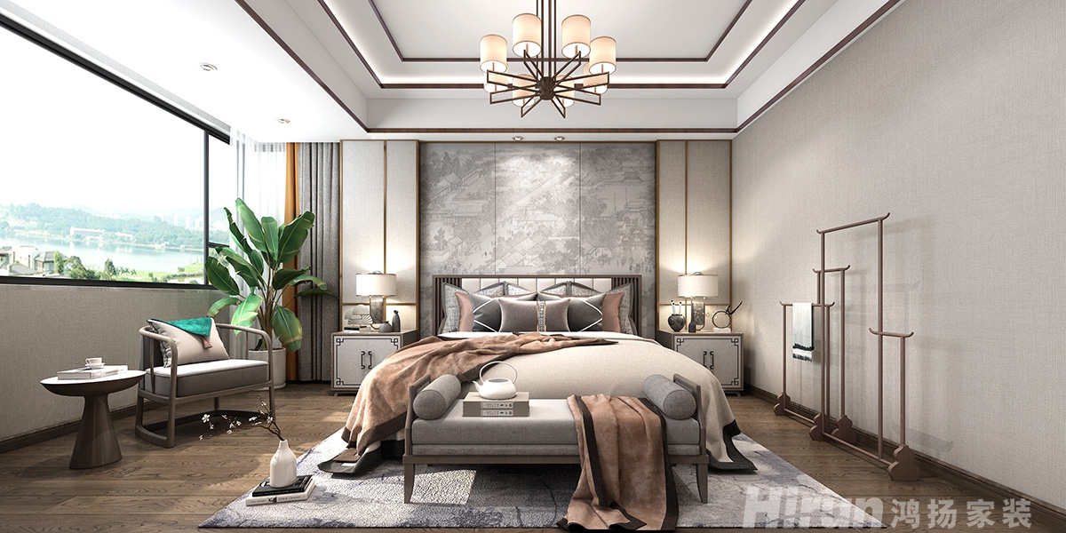 自建別墅400㎡復(fù)合寫意別墅 裝修案例效果圖-6