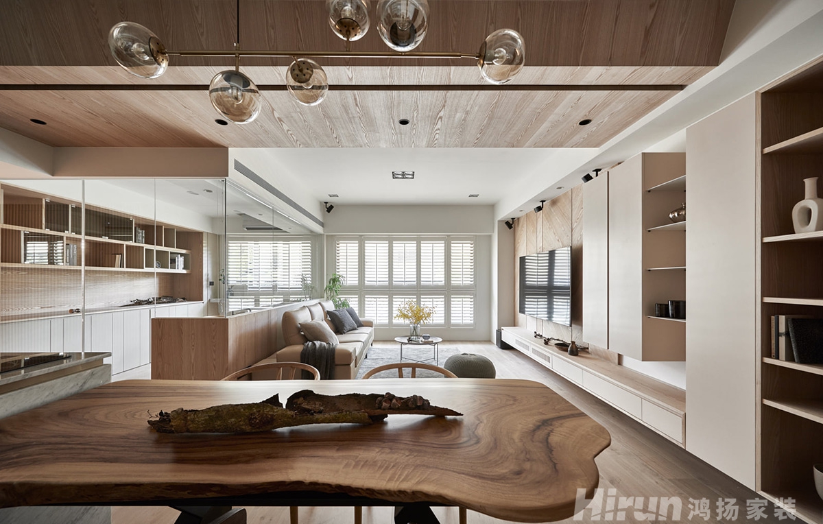 中建江灣壹號160㎡北歐之光四居室 裝修案例實景圖-3