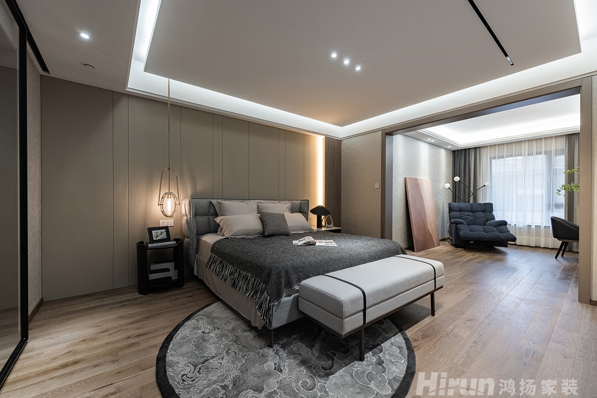 當代上品灣220㎡雅致現代復式 裝修案例實景圖-11