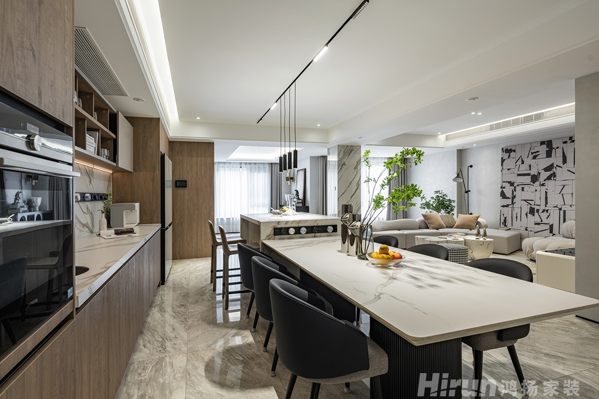 當代上品灣220㎡雅致現代復式 裝修案例實景圖-7