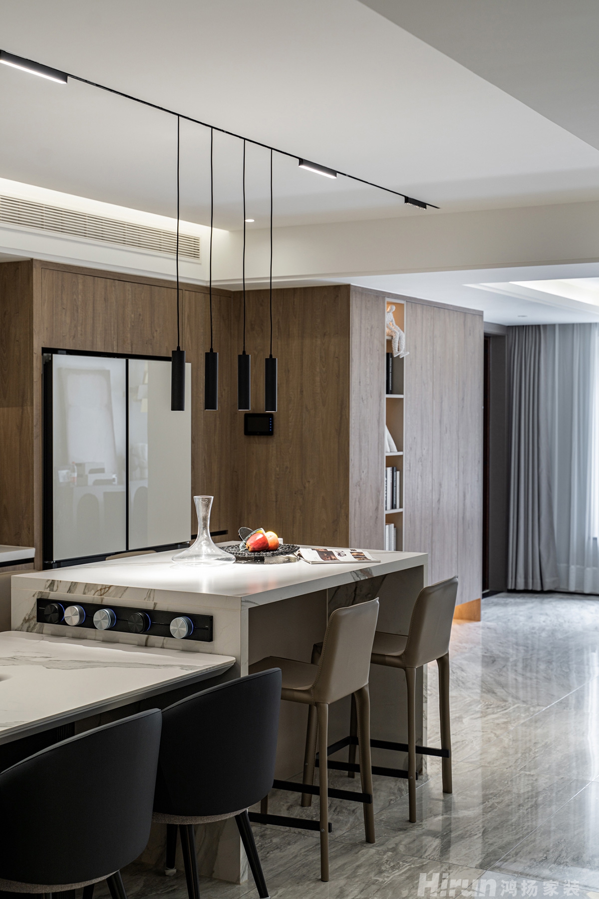 當代上品灣220㎡雅致現代復式 裝修案例實景圖-6