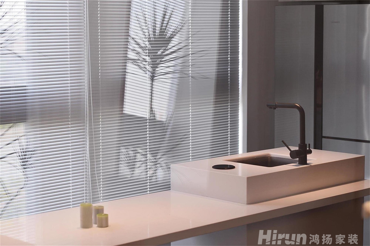 湘銀小區130㎡北歐之光三居室 裝修案例實景圖-2