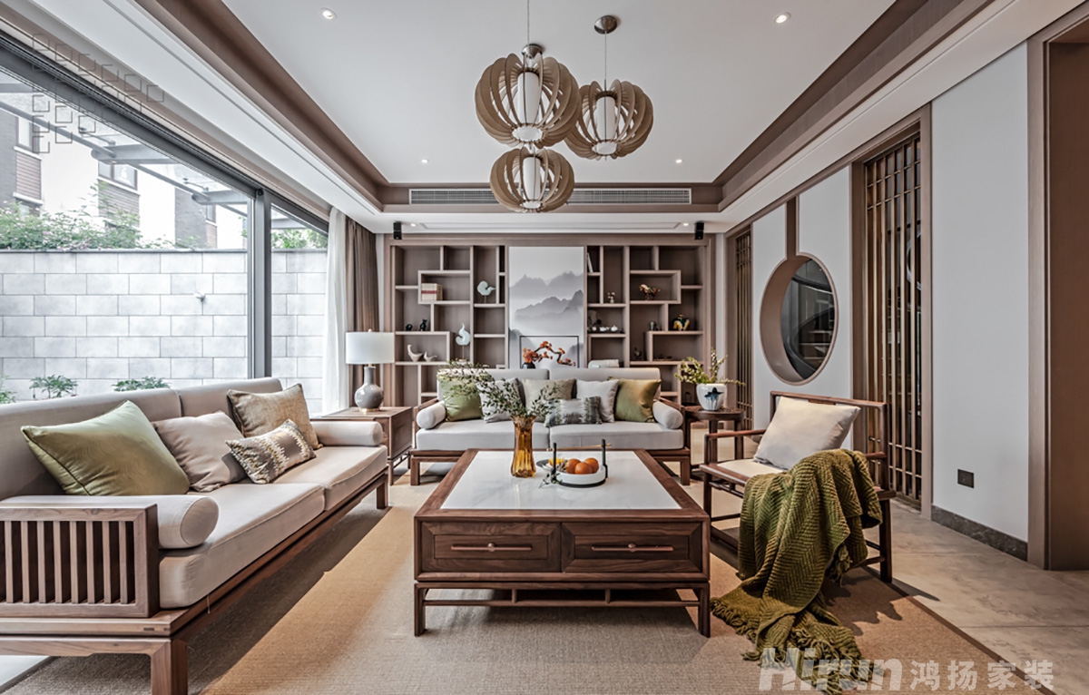 株洲碧桂園450㎡復合寫意別墅 裝修案例實景圖-5