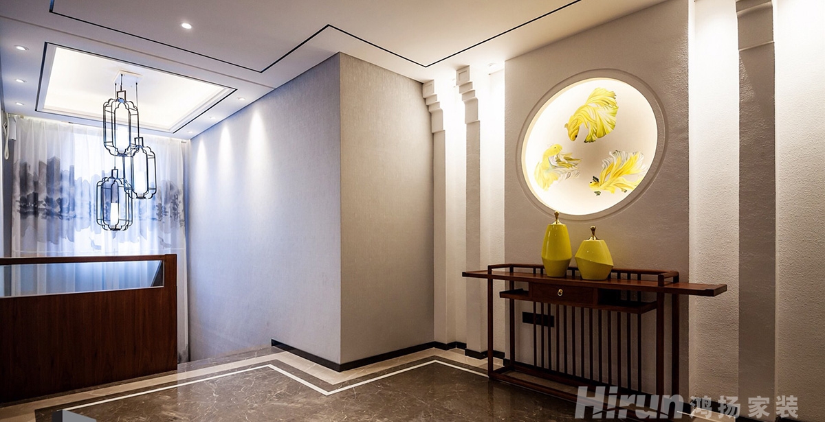 株洲碧桂園400㎡寫意木構別墅 裝修案例實景圖-4