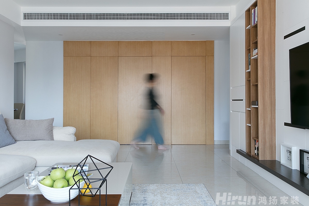 華盛世紀新城150㎡雅致現代四居室 裝修案例實景圖-6