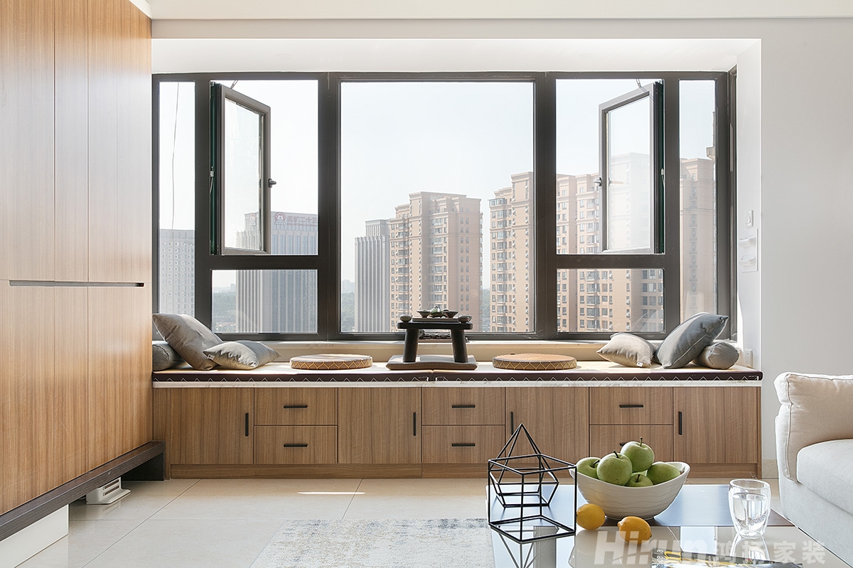 華盛世紀新城150㎡雅致現代四居室 裝修案例實景圖-8