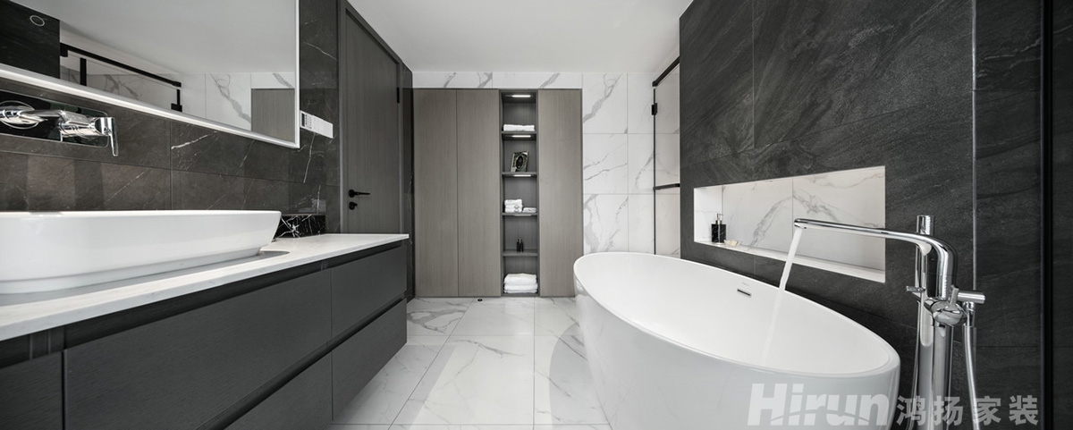 融創(chuàng)提香藍(lán)岸200㎡北歐之光復(fù)式 裝修案例實(shí)景圖-17