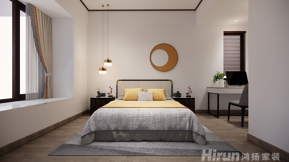 株洲碧桂園200㎡復合寫意三居室 裝修案例效果圖-10